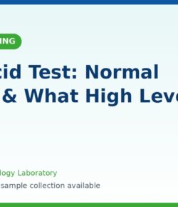 uric acid test normal range report used for gout screening